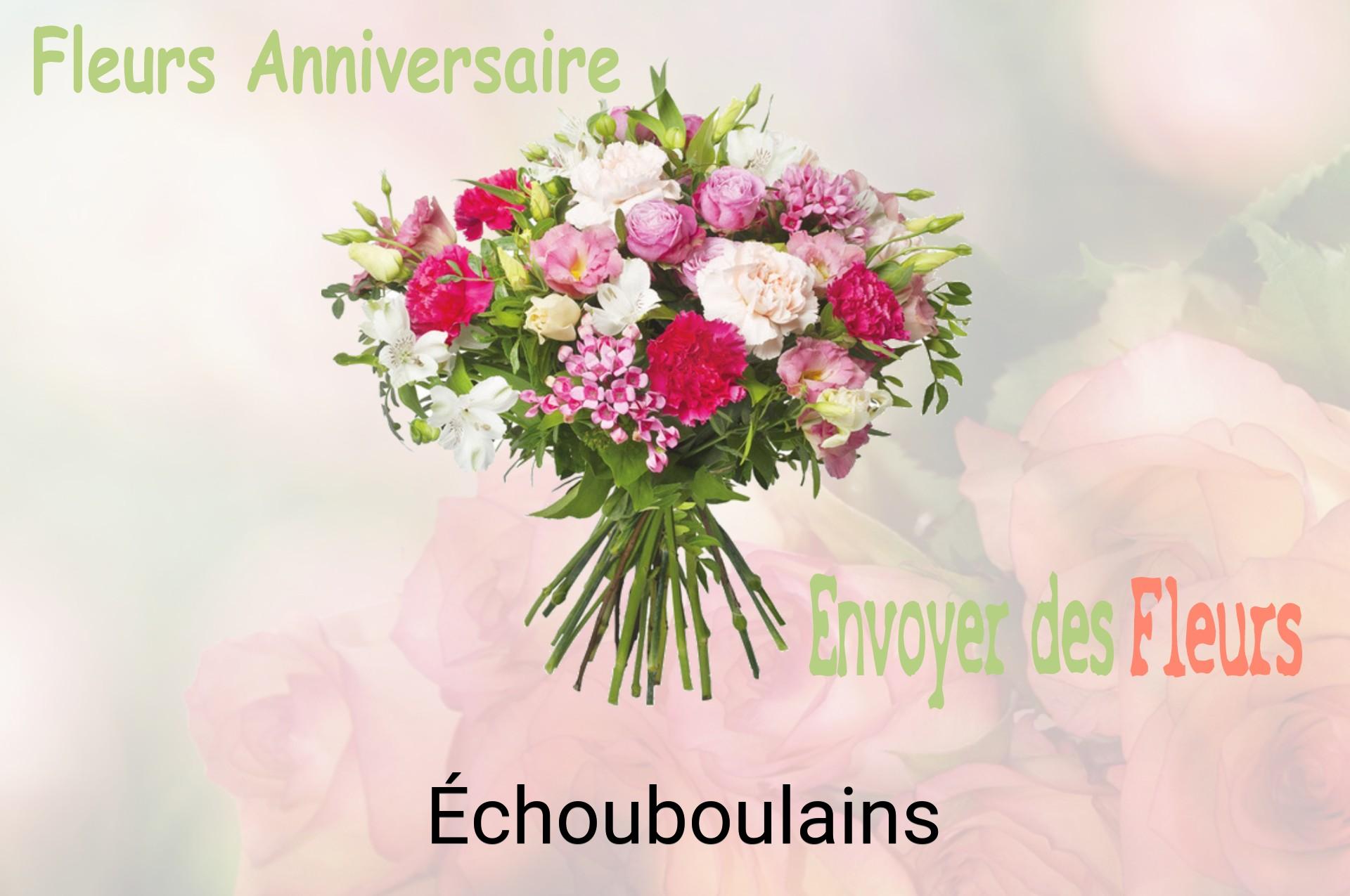 Bouquet de fleurs d’anniversaire livré à Échouboulains